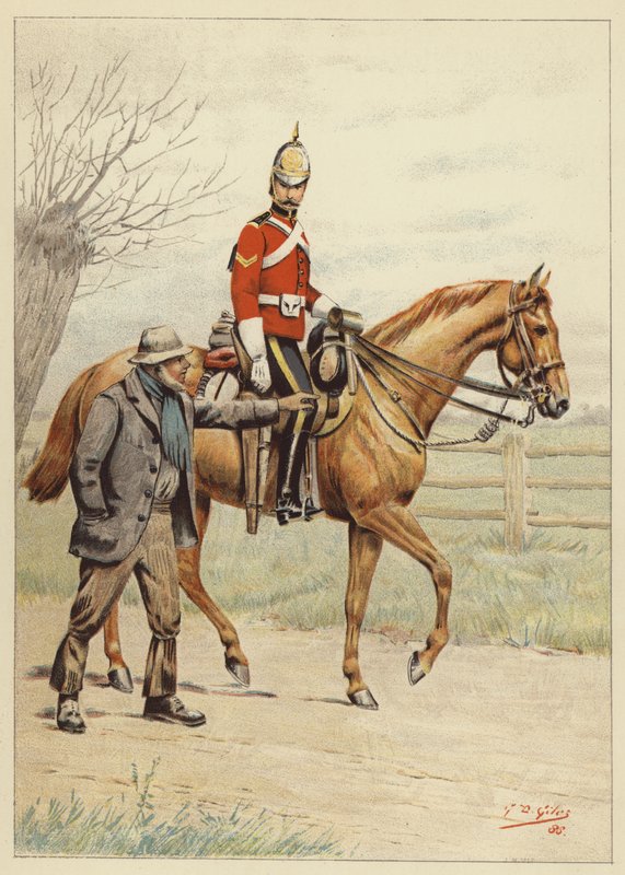 1º (Reale) Dragoni da Godfrey Douglas Giles