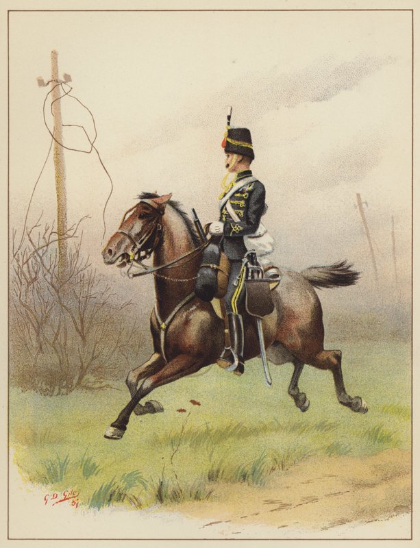 10º (Prince of Wales Own Royal) Ussari da Godfrey Douglas Giles