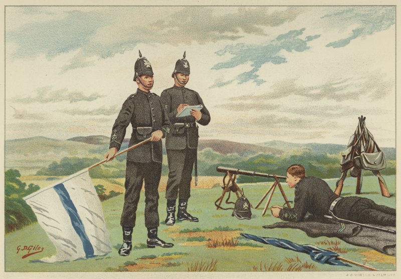 1º Middlesex (Victoria Rifles) Volontari, 4º Battaglione Volontario Kings Royal Rifle Corps da Godfrey Douglas Giles