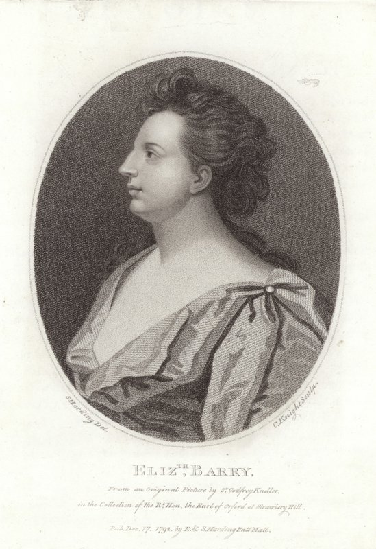 Elizabeth Barry da Godfrey Kneller