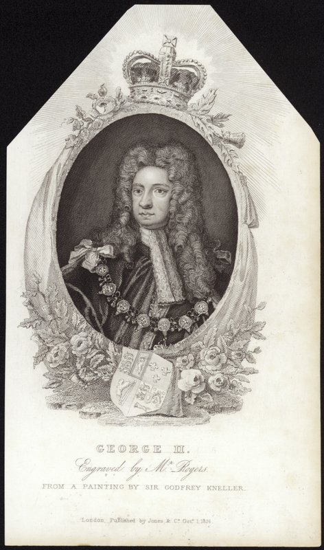 Re Giorgio II di Gran Bretagna e Irlanda da Godfrey Kneller