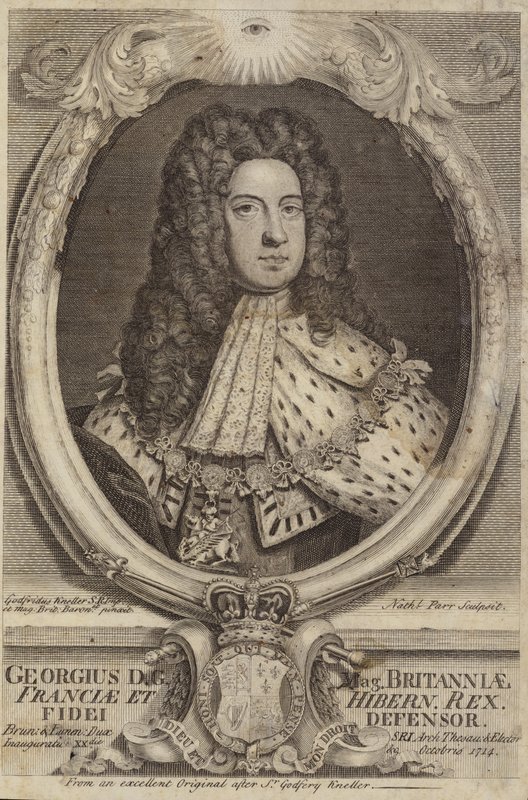 Re Giorgio I di Gran Bretagna e Irlanda da Godfrey Kneller