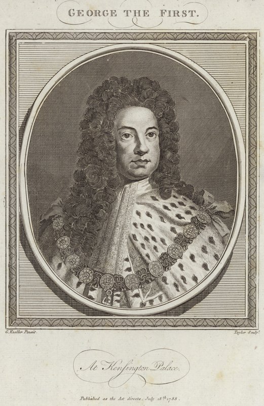 Re Giorgio I di Gran Bretagna e Irlanda da Godfrey Kneller