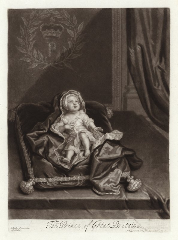 Ritratto del Principe Giacomo Stuart da bambino da Godfrey Kneller