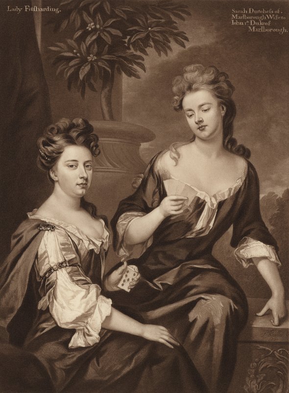 Sarah Duchessa di Marlborough e Lady Fitzharding da Godfrey Kneller