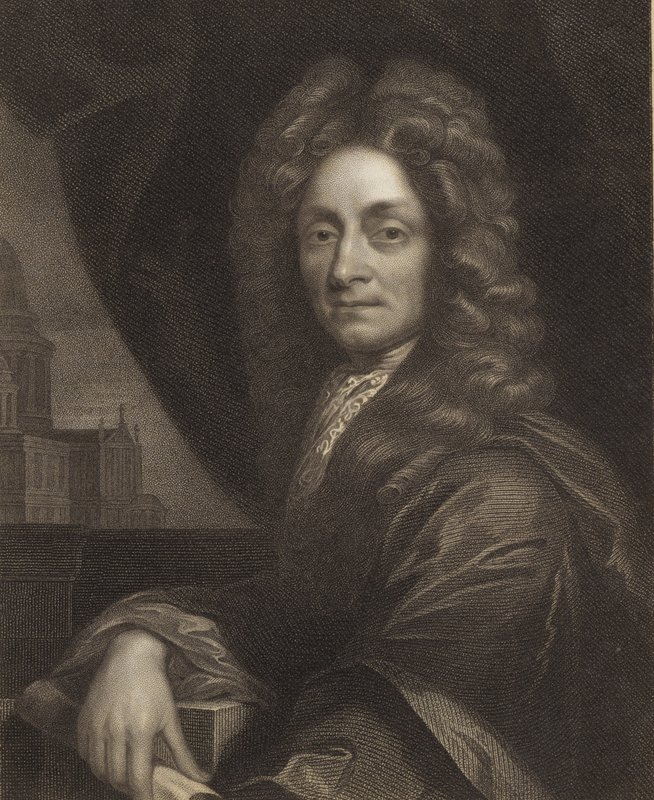 Sir Christopher Wren da Godfrey Kneller