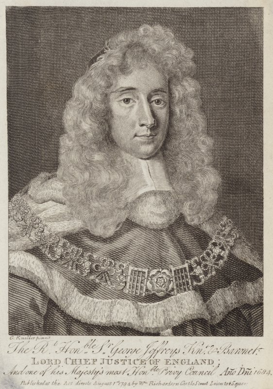 Sir George Jeffreys, giudice gallese da Godfrey Kneller