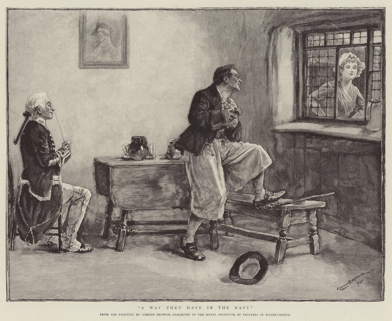Un modo che hanno nella Marina da Gordon Frederick Browne