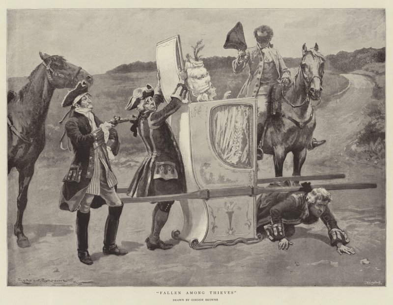 Caduto tra i ladri da Gordon Frederick Browne