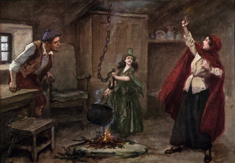 Illustrazione per Il racconto del calderone da Gordon Frederick after Browne
