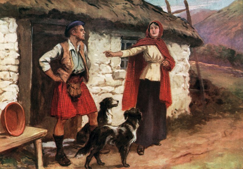 Illustrazione per Il racconto del calderone da Gordon Frederick after Browne