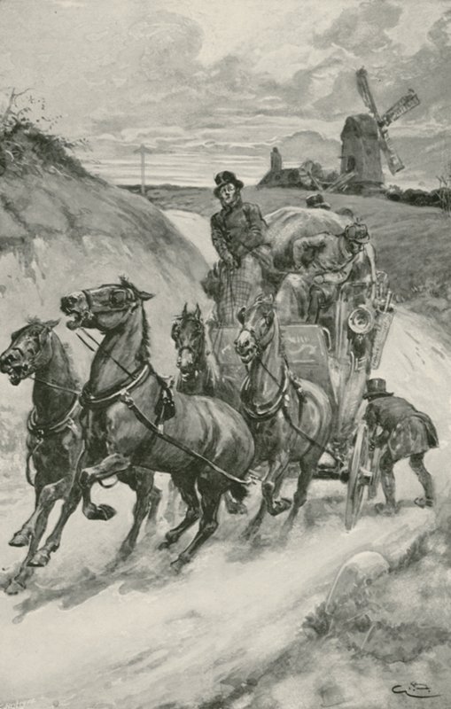 Una diligenza nei tempi antichi da Gordon Frederick Browne