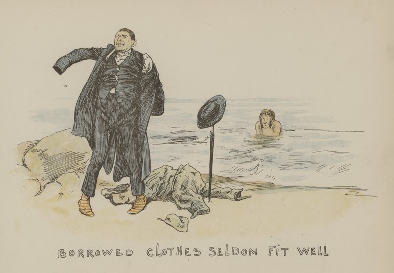 I vestiti presi in prestito raramente si adattano bene da Gordon Frederick Browne