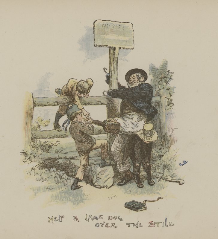 Aiuta un cane zoppo a superare lo stile da Gordon Frederick Browne