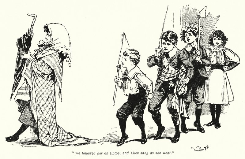 Illustrazione per La storia dei cercatori di tesori di E. Nesbit da Gordon Frederick Browne