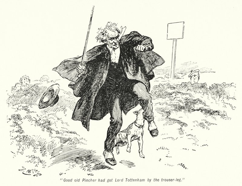 Illustrazione per La storia dei cercatori di tesori di E. Nesbit da Gordon Frederick Browne
