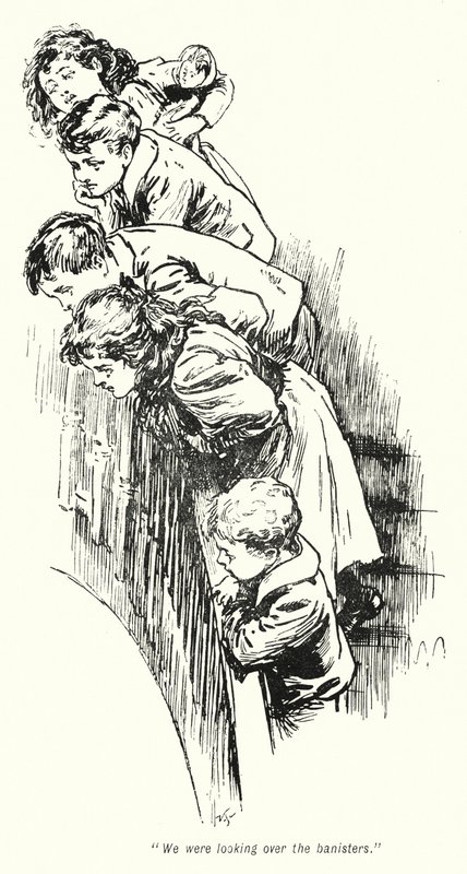 Illustrazione per "The Story of the Treasure Seekers" di E. Nesbit da Gordon Frederick Browne