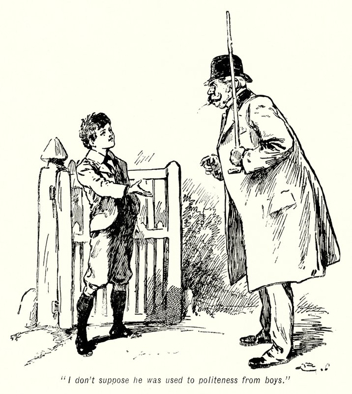 Illustrazione per La storia dei cercatori di tesori di E Nesbit da Gordon Frederick Browne
