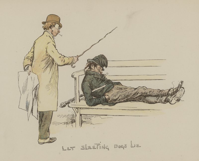 Lascia che i cani che dormono mentano da Gordon Frederick Browne