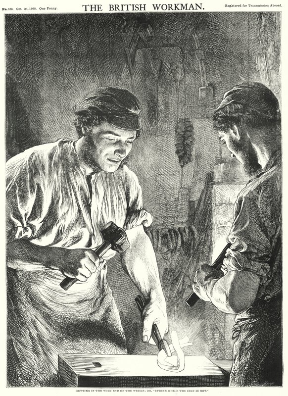 Inserire il Lato Sottile del Cuneo, o, "Batti il Ferro Finché è Caldo" da Gourlay Steel