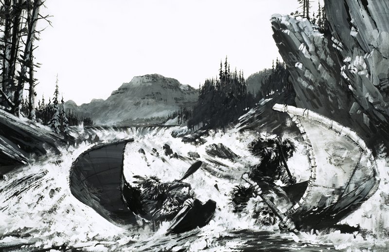 Alexander Mackenzie inizia la sua ricerca di un percorso attraverso il Canada con un