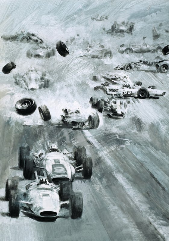 Auto che si schiantano alla 500 miglia di Indianapolis da Graham Coton