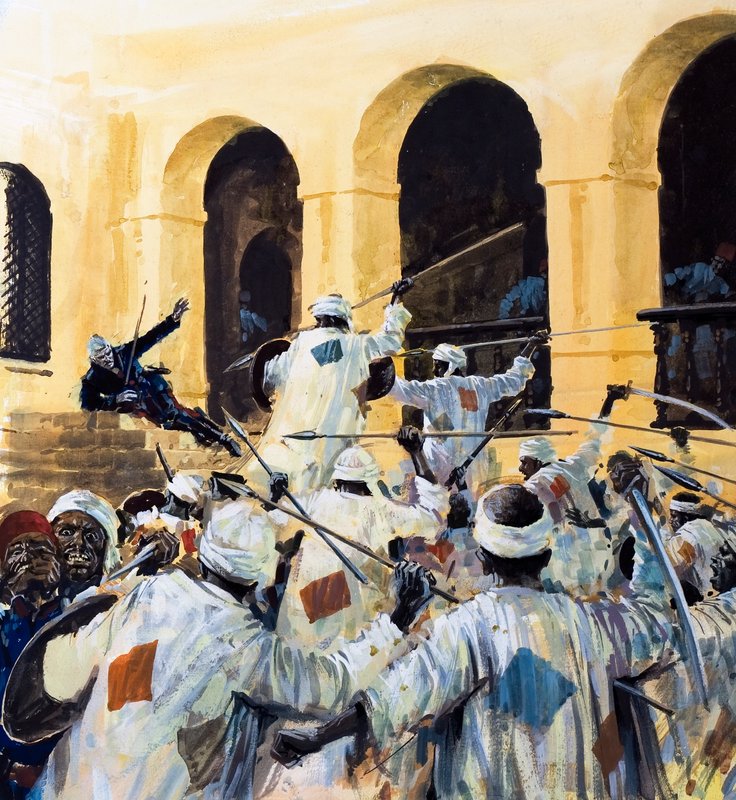 Morte del generale Gordon di Khartoum da Graham Coton