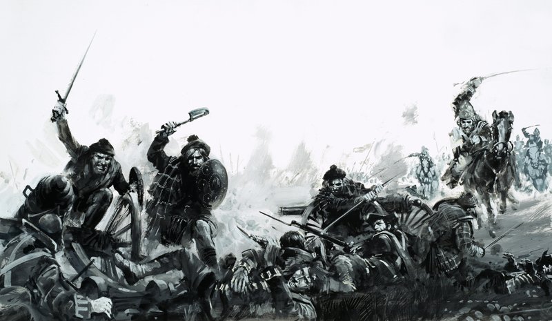 La battaglia di Culloden da Graham Coton