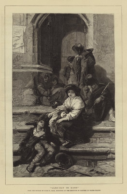 Giorno delle elemosine a Roma da Guido Bach