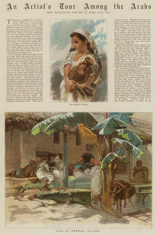 Il tour di un artista tra gli arabi da Guido Bach