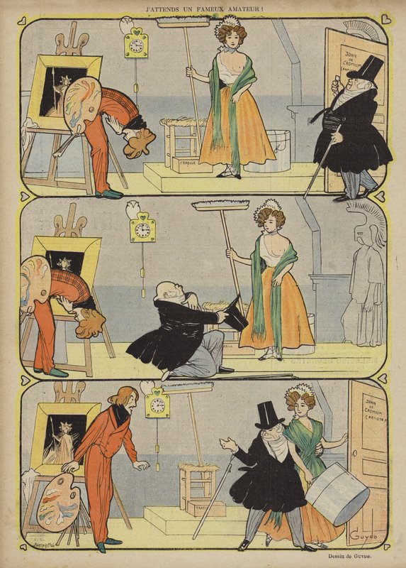 Illustrazione per Le Rire da Guillaume Le Barrois dOrgeval