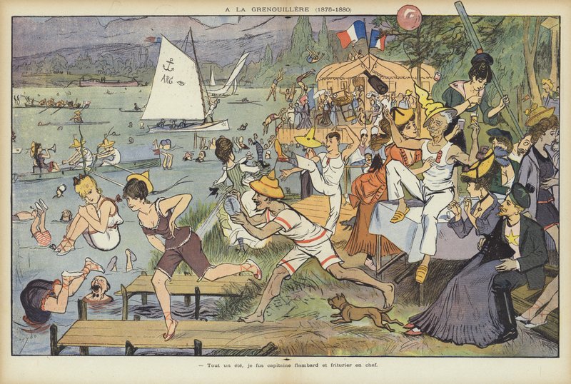 Illustrazione per Le Rire da Guillaume Le Barrois dOrgeval