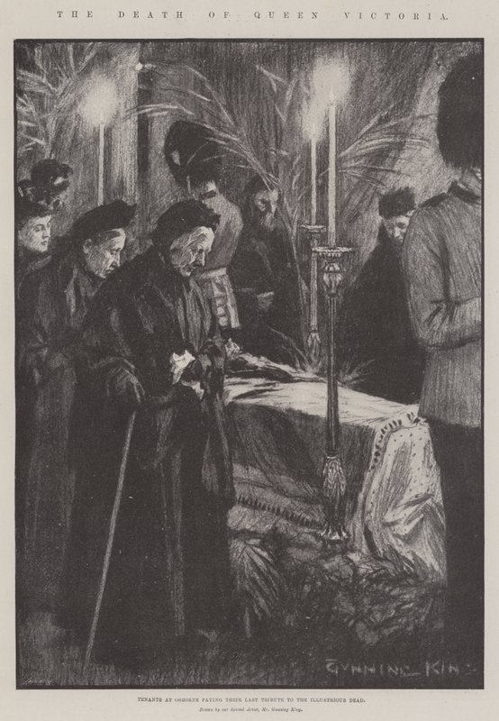 La morte della Regina Vittoria da Gunning King