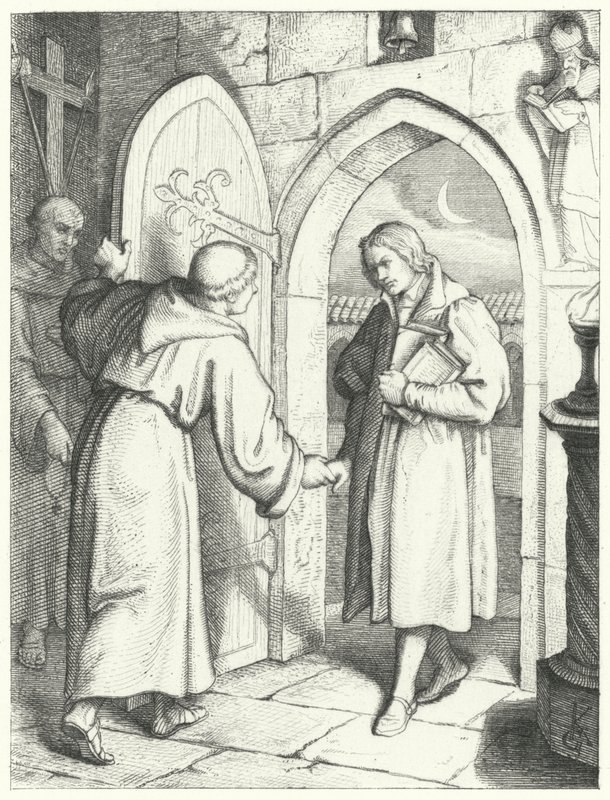 Martin Lutero entra nel Monastero di Sant