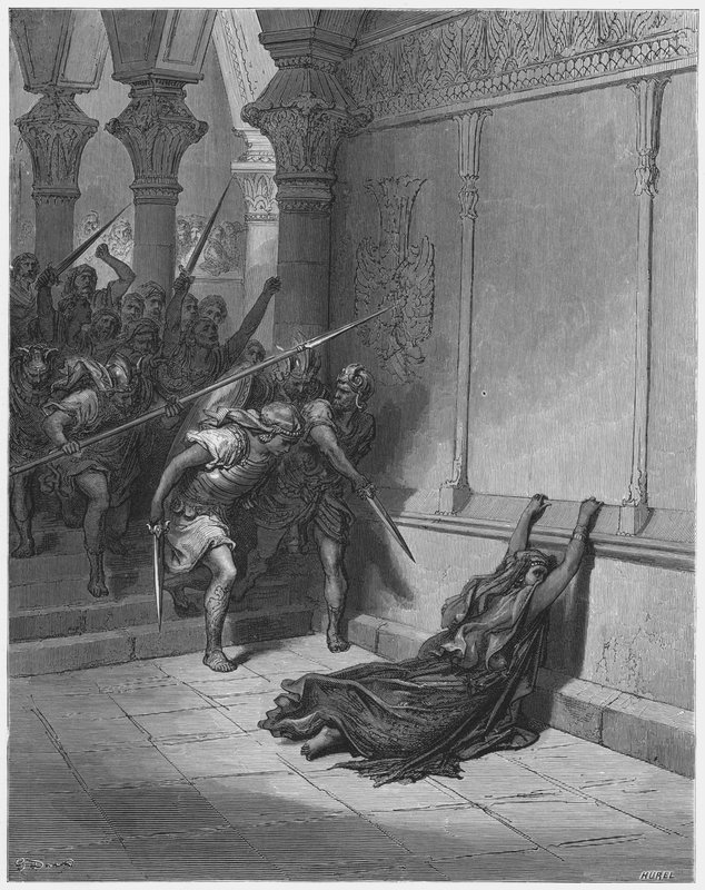 Morte di Atalia da Gustave Dore