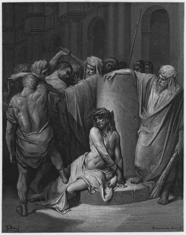 Gesù flagellato da Gustave Dore
