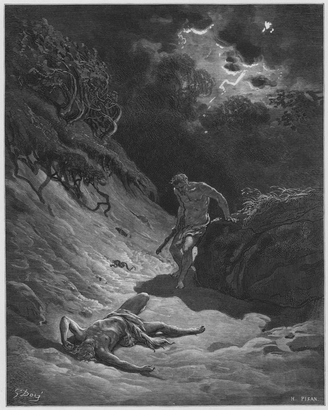 La morte di Abele da Gustave Dore