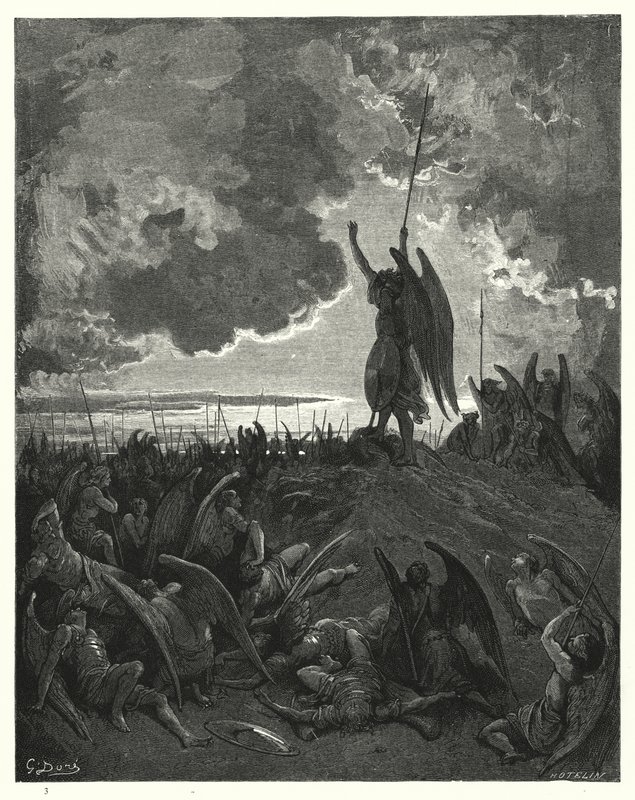 Illustrazione di Gustave Doré per Il Paradiso Perduto di Milton, Libro I, verso 331 da Gustave Dore