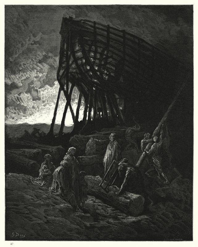 Illustrazione di Gustave Doré per Il Paradiso Perduto di Milton, Libro XI, verso 729 da Gustave Dore