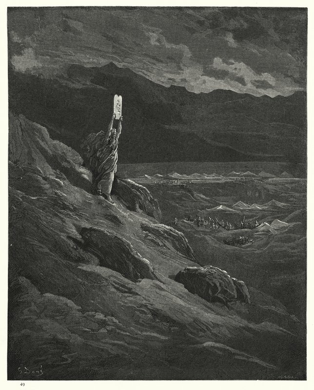 Illustrazione di Gustave Doré per Il Paradiso Perduto di Milton, Libro XII, versi 236-238 da Gustave Dore