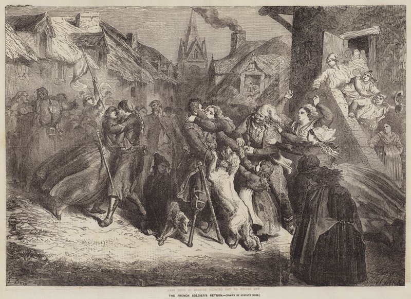 Il Ritorno dei Soldati Francesi da Gustave Dore