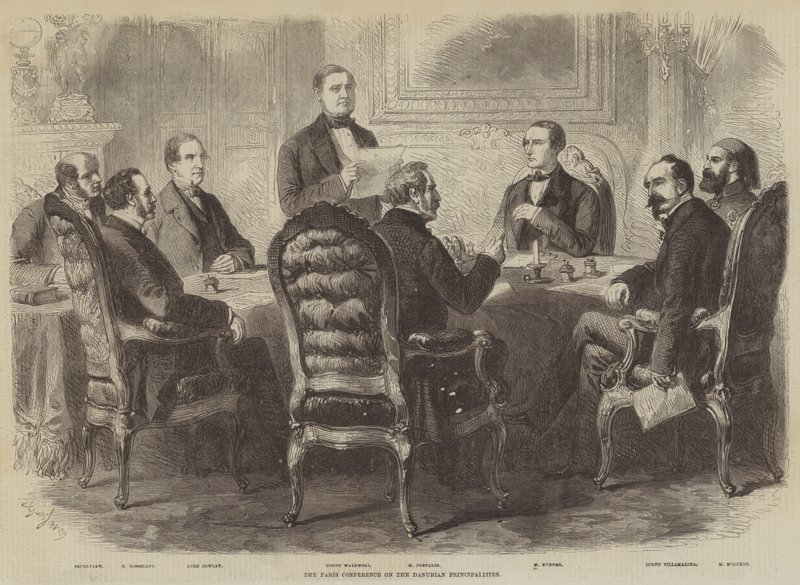 La conferenza di Parigi sui Principati Danubiani da Gustave Janet