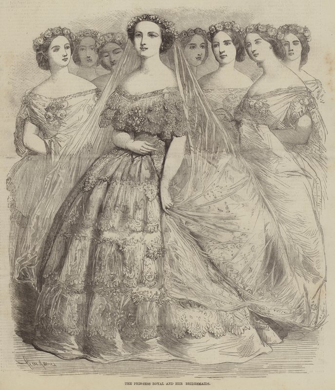 La Principessa Reale e le sue Damigelle da Gustave Janet