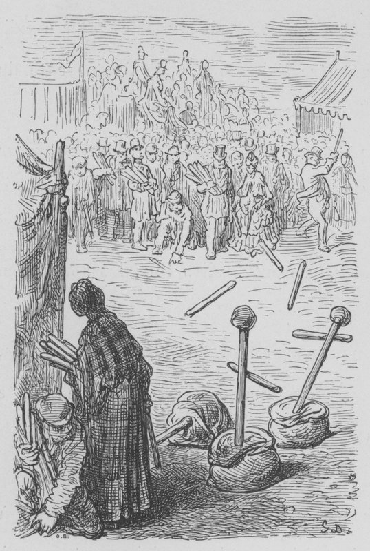 Al Derby, Divertimenti Popolari da Gustave after Dore