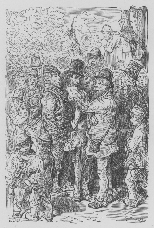 Al Derby, Il Venditore di Programmi da Gustave after Dore