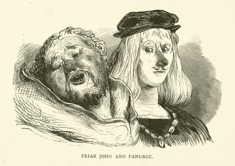 Illustrazione per le opere di Rabelais da Gustave after Dore