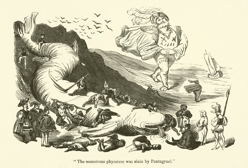 Illustrazione per le opere di Rabelais da Gustave after Dore