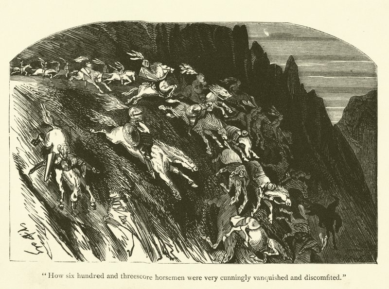 Illustrazione per le opere di Rabelais da Gustave after Dore