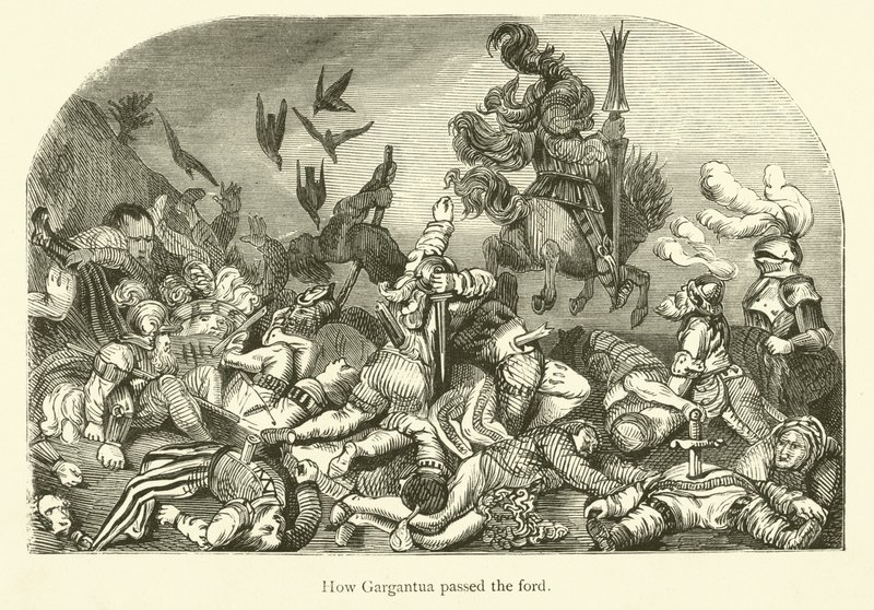 Illustrazione per le opere di Rabelais da Gustave after Dore