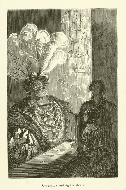 Illustrazione per le opere di Rabelais da Gustave after Dore